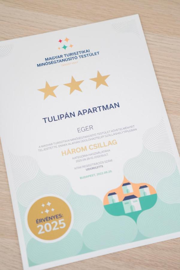 Tulipan Apartman إغير المظهر الخارجي الصورة